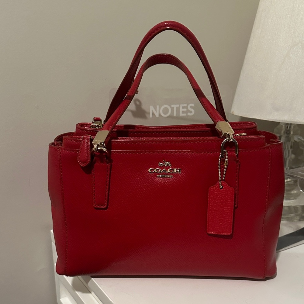 Coach Cherry Red Satchel